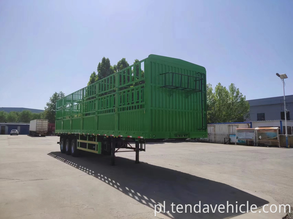 3 Axles Fence Semi Trailer